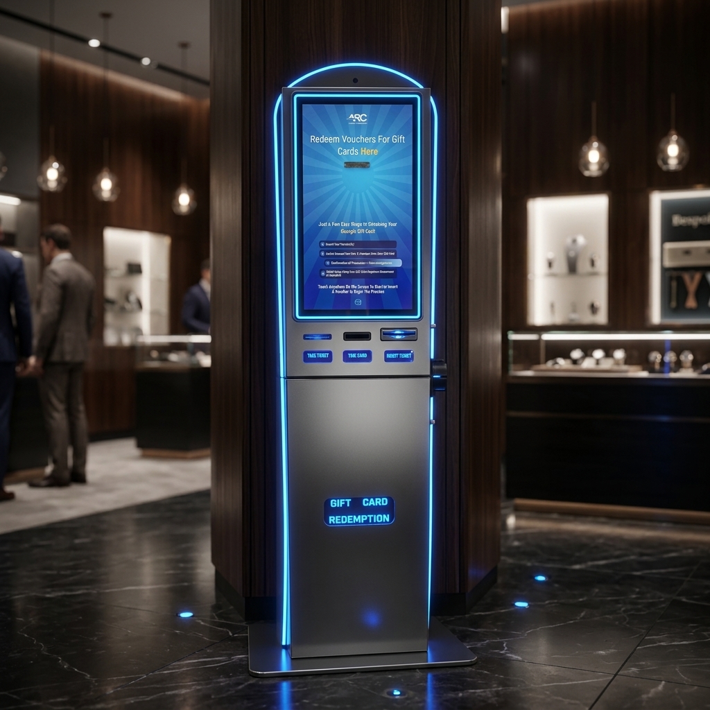 Futuristic GSC Retail Kiosk Interface